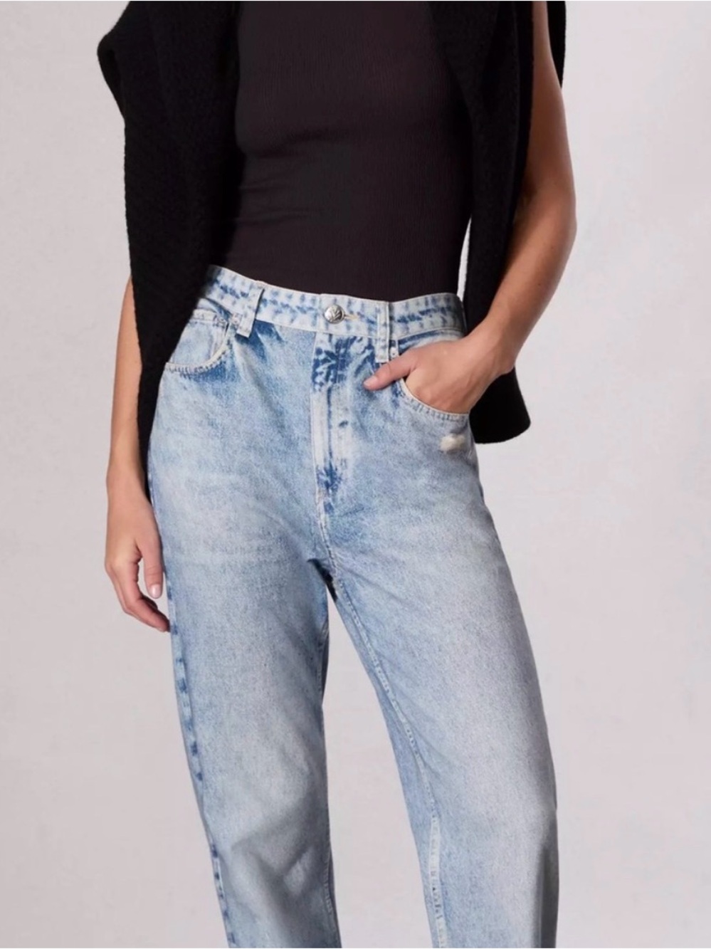 Rag and Bone Miramar Shea Full Relaxed in Riverly Sweatpant Jeans - Picture 7 of 9